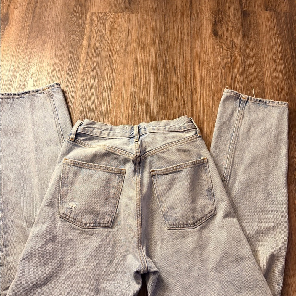 Agolde Women's Straight Leg Jeans - Light Blue - Picture 1 of 7